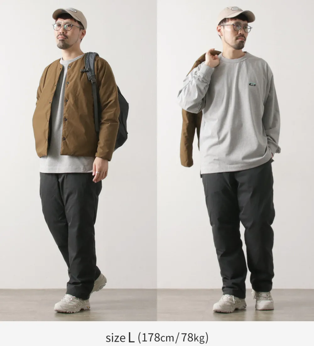 NANGA Work Pants & Chinos^/ HINOC Ripstop Down Pants black