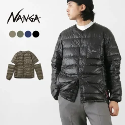 NANGA Down Wear^/ Inner Down Cardigan Detachable Sleeve