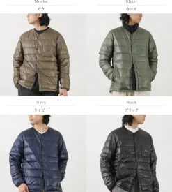 NANGA Down Wear^/ Inner Down Cardigan Detachable Sleeve