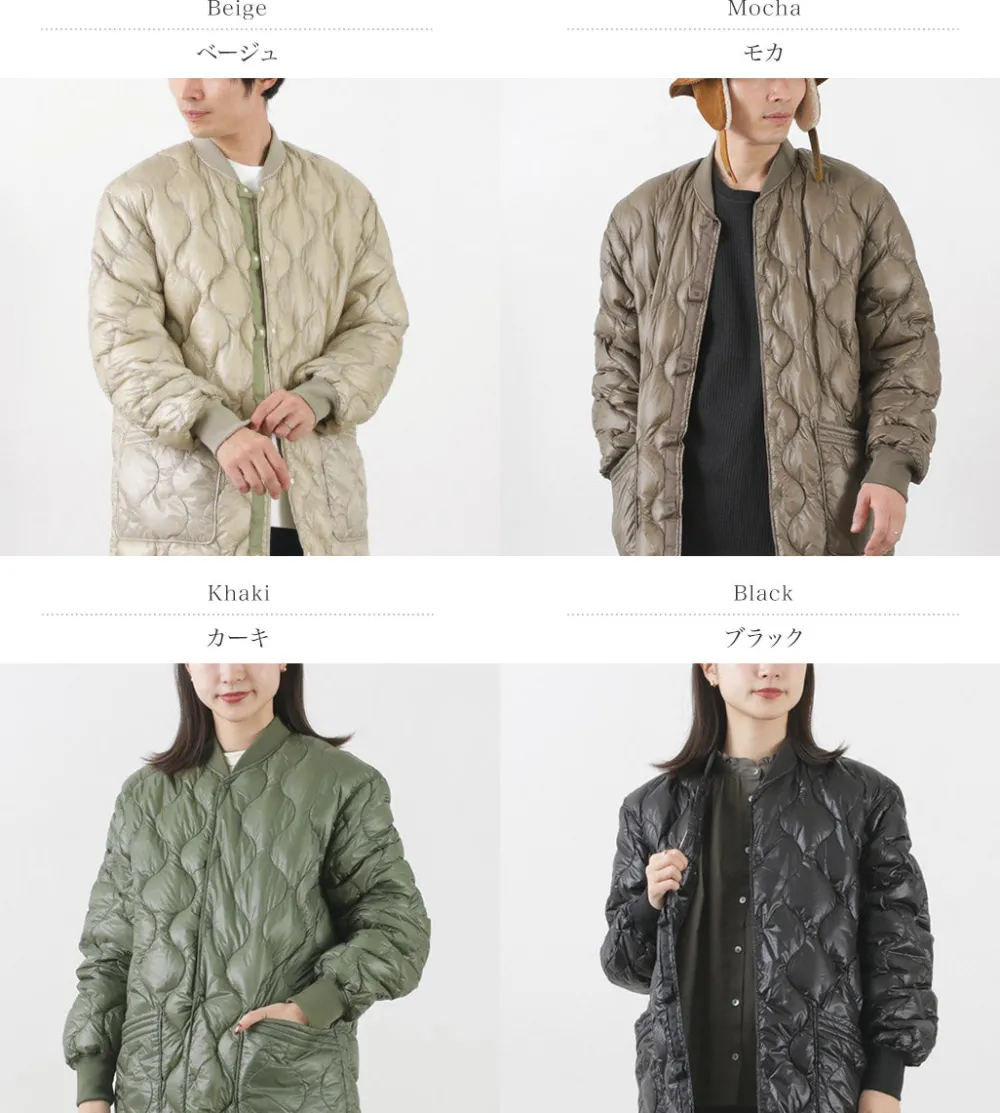 NANGA Coats^/ Onion quilt down half coat
