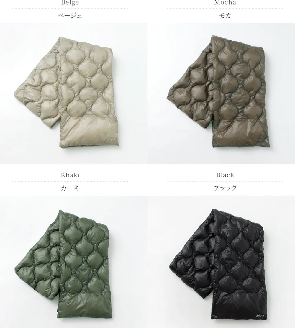 NANGA Scarfs^/ Onion quilt down scarf
