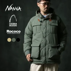 NANGA Down Wear^/ SIERRA DESIGNS Cordura 60/40 770FP Down Mountain Parka
