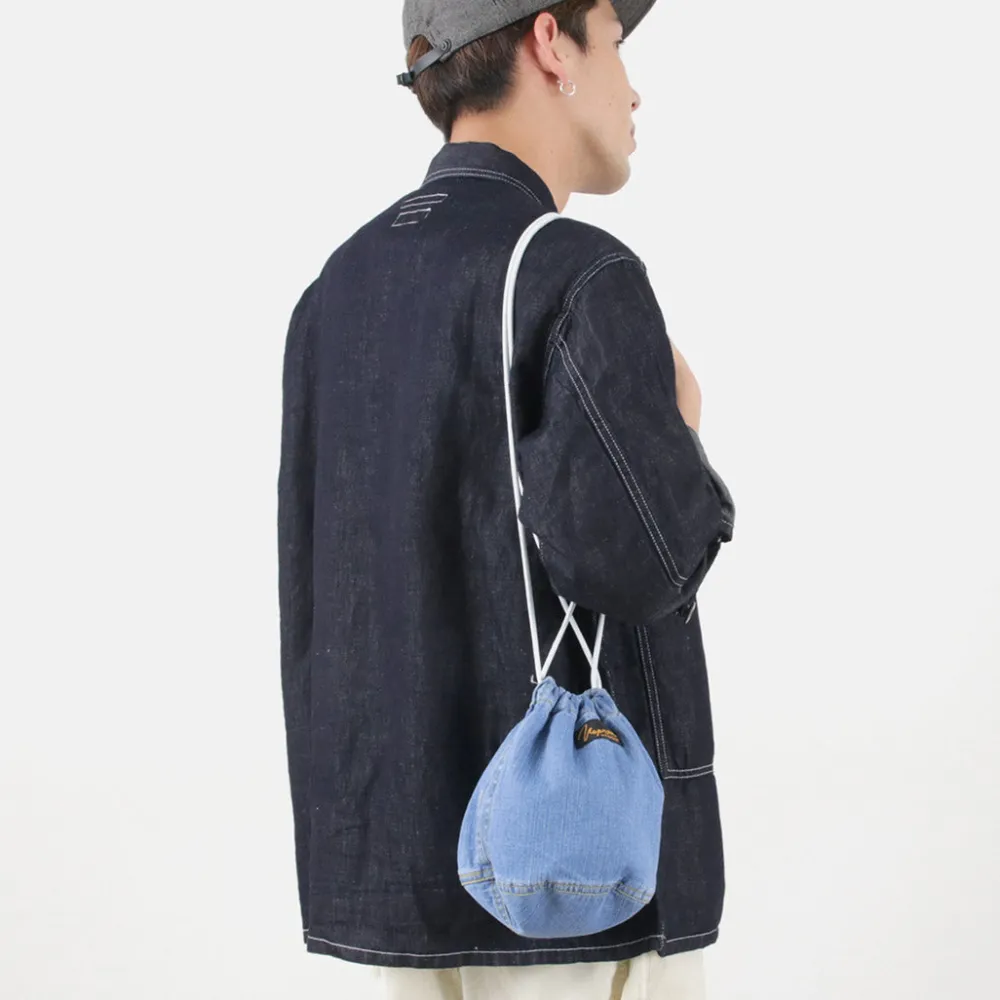 NAPRON Tote Bags^/ 8oz Bleached Denim Patient Bag Small 5L lightblue