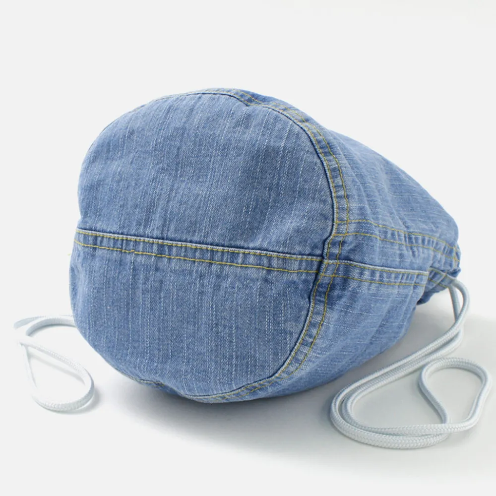 NAPRON Tote Bags^/ 8oz Bleached Denim Patient Bag Small 5L lightblue