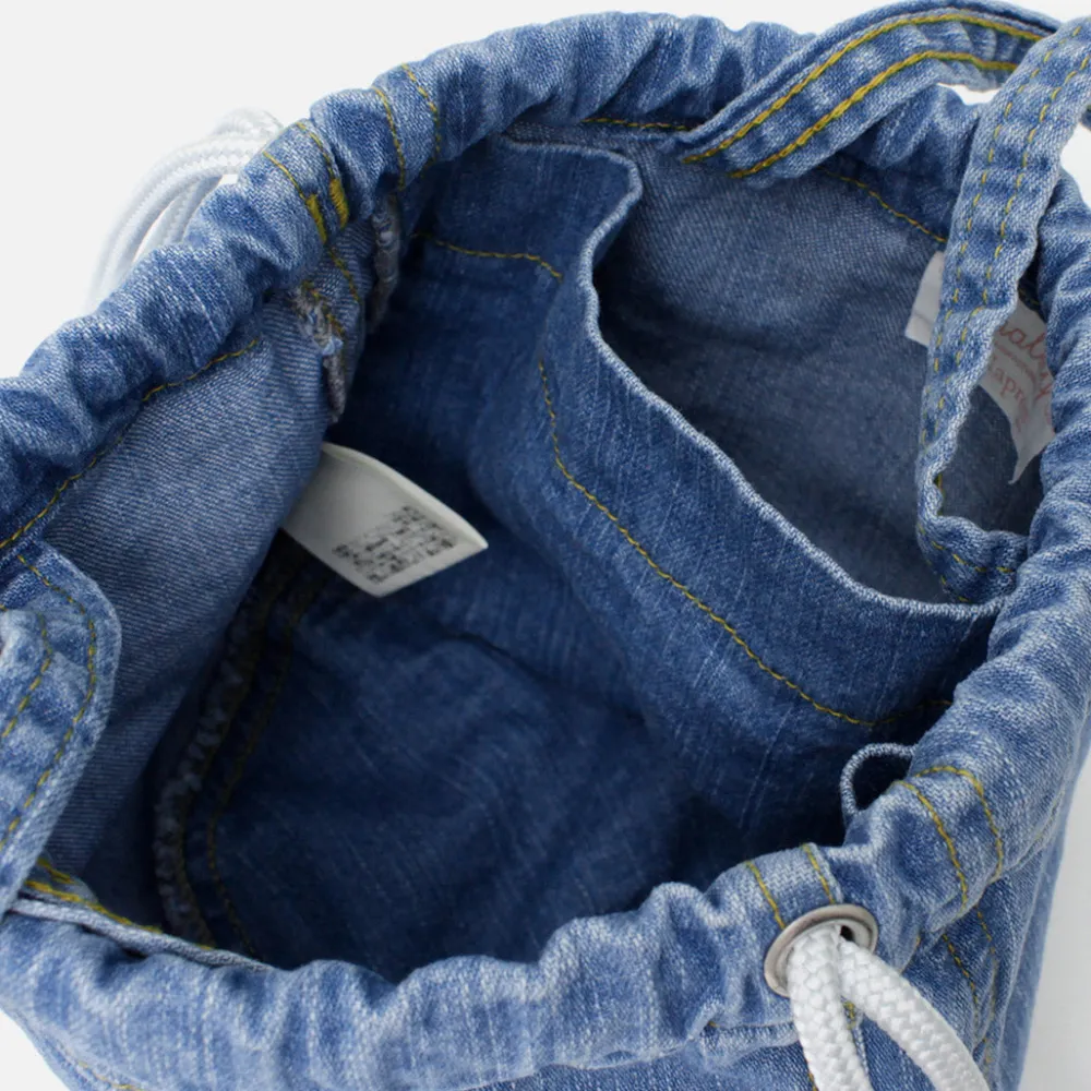 NAPRON Tote Bags^/ 8oz Bleached Denim Patient Bag Small 5L lightblue