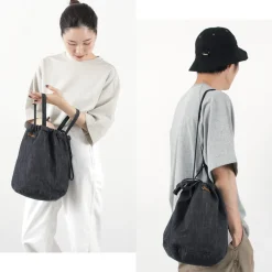 NAPRON Other Bags^/ 8oz non-faded Shin denim Patient bag medium 13L indigo