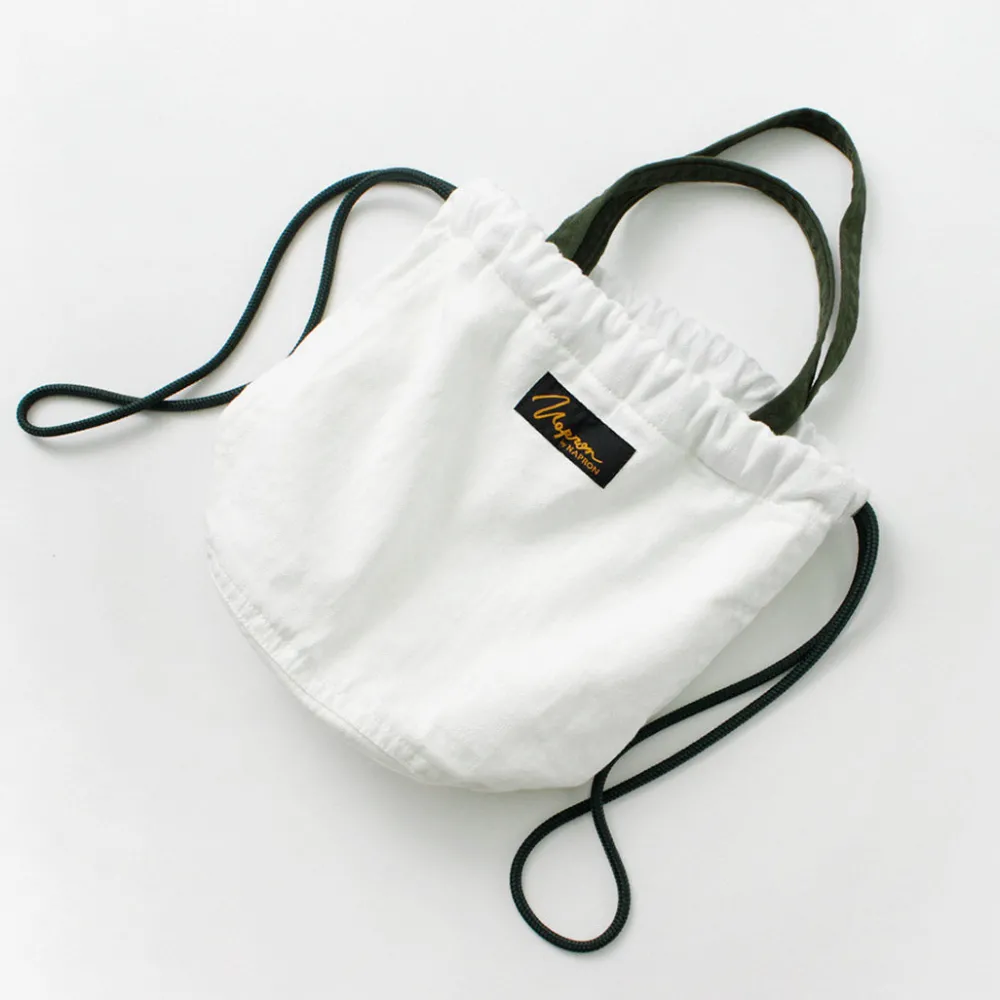 NAPRON Tote Bags^/ 8oz Denim Patient Bag Small 5L white