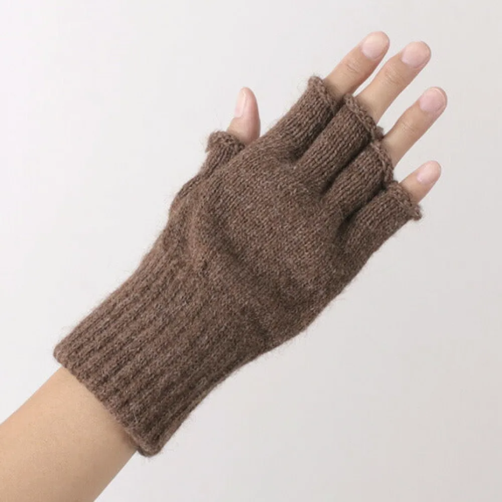 NEAFP Gloves^/ Alpaca fingerless knitted glove