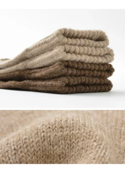 NEAFP Gloves^/ Alpaca fingerless knitted glove