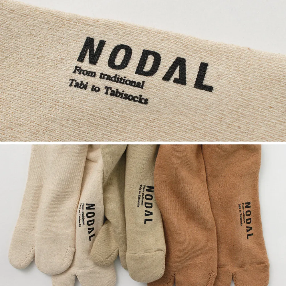 NODAL Socks^/ Organic Cotton 3 Pack Crew Socks natural