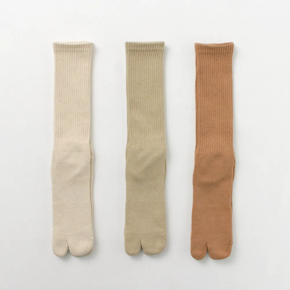 NODAL Socks^/ Organic Cotton 3 Pack Crew Socks natural