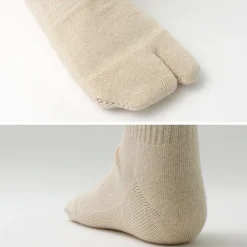 NODAL Socks^/ Organic Cotton 3 Pack Crew Socks natural