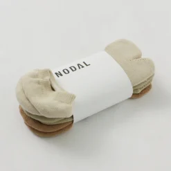 NODAL Socks^/ Organic cotton 3-pack ankle socks natural