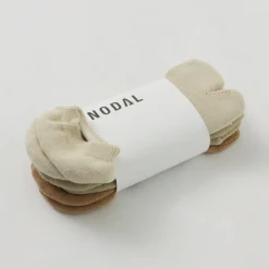 NODAL Socks^/ Organic cotton 3-pack ankle socks natural