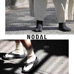 NODAL Socks^/ Organic cotton 3-pack ankle socks natural