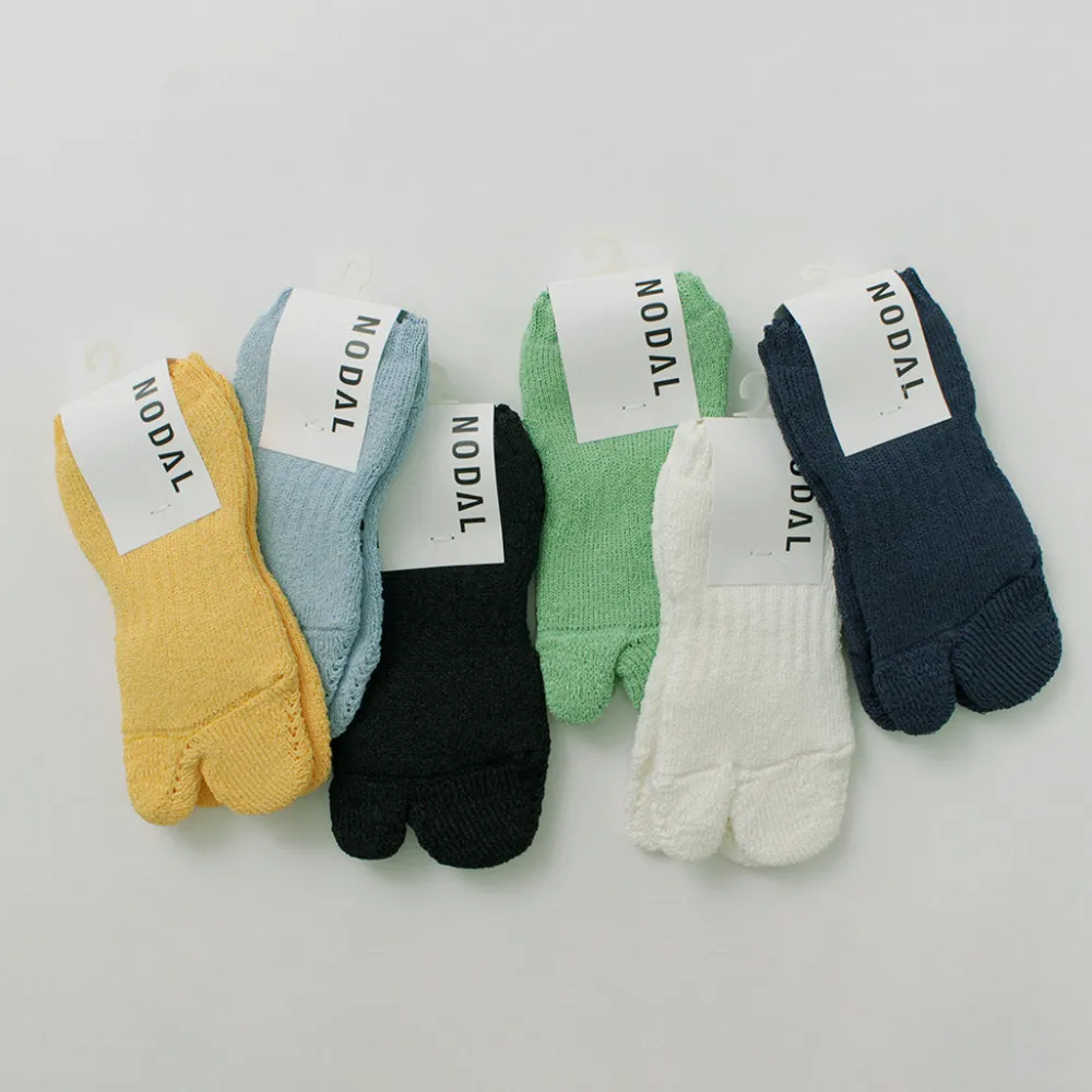 NODAL Socks^/ Paper Yarn Ankle Pile Socks