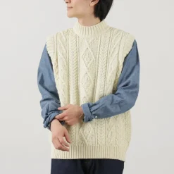 OLD DERBY KNITWEAR Sweatshirts^/ Cable Turtle Slipover