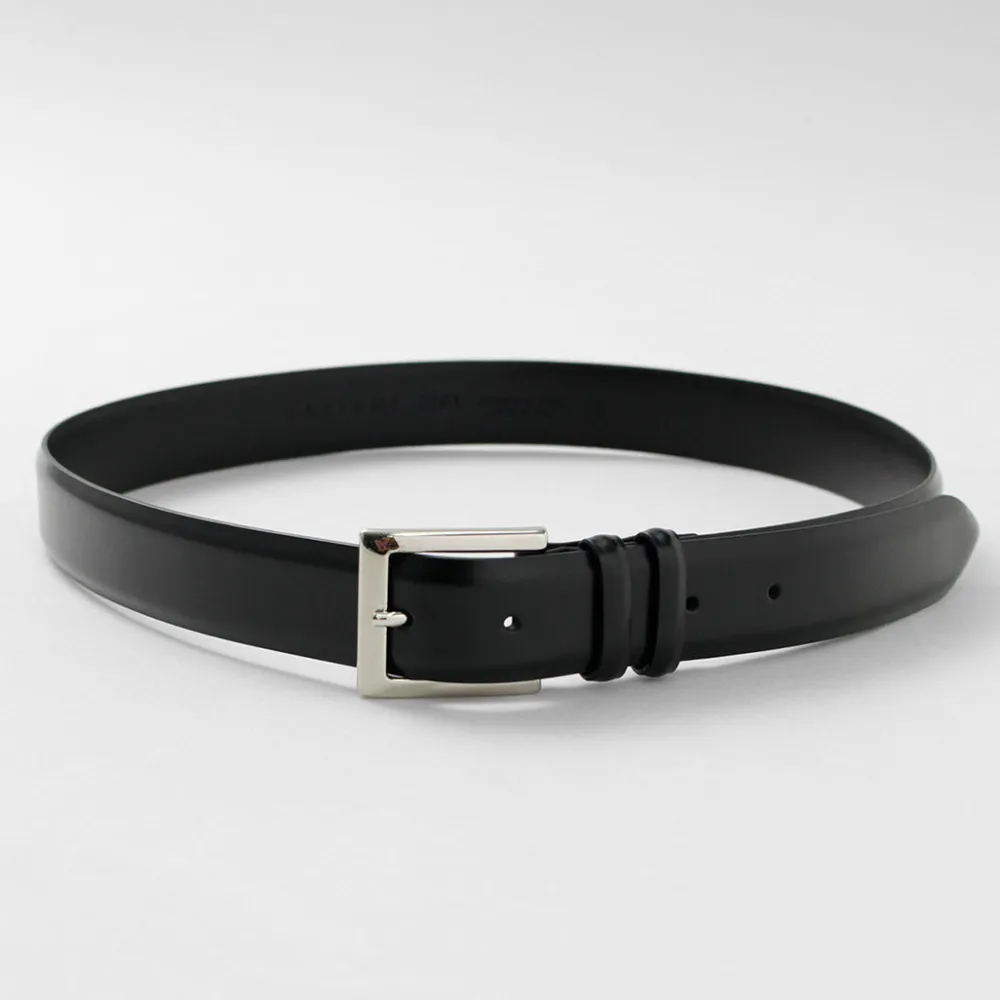 ORCIANI Belts^/ Calf Classic Leather Belt black