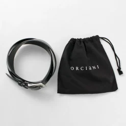 ORCIANI Belts^/ Calf Classic Leather Belt black