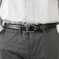 ORCIANI Belts^/ Calf Classic Leather Belt black