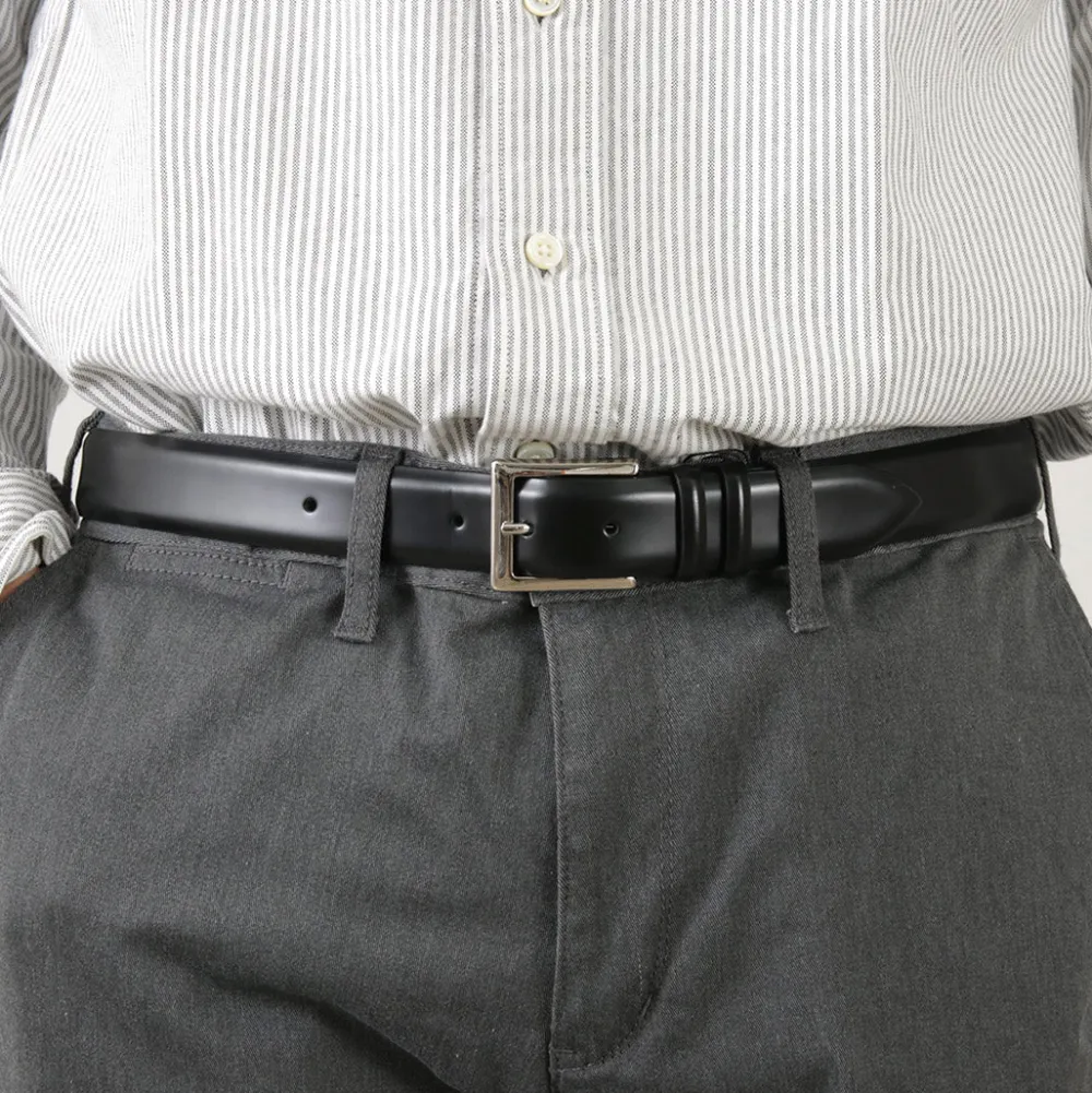 ORCIANI Belts^/ Calf Classic Leather Belt black