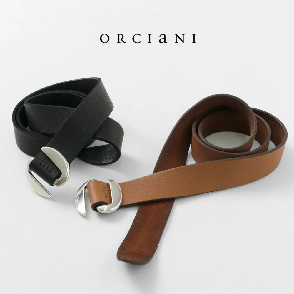 ORCIANI Belts^/ Hunting Double Suede and Leather Belt S-Buckle