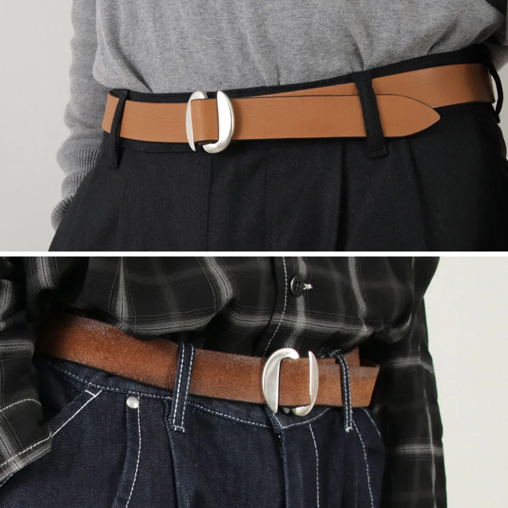 ORCIANI Belts^/ Hunting Double Suede and Leather Belt S-Buckle