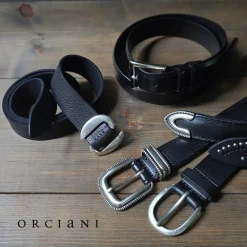 ORCIANI Belts^/ Hunting Double Suede and Leather Belt S-Buckle