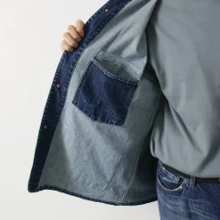 ORDINARY FITS Jackets^/ Denim Coverall Jacket Used indigo