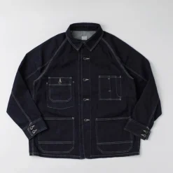 ORDINARY FITS Jackets^/ Denim coverall jacket one-wash dark-indigo