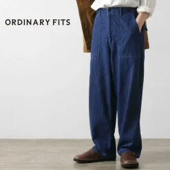 ORDINARY FITS Work Pants & Chinos|Jeans^/ James Fatigue Denim with Used Finish blue
