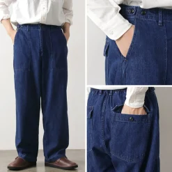 ORDINARY FITS Work Pants & Chinos|Jeans^/ James Fatigue Denim with Used Finish blue