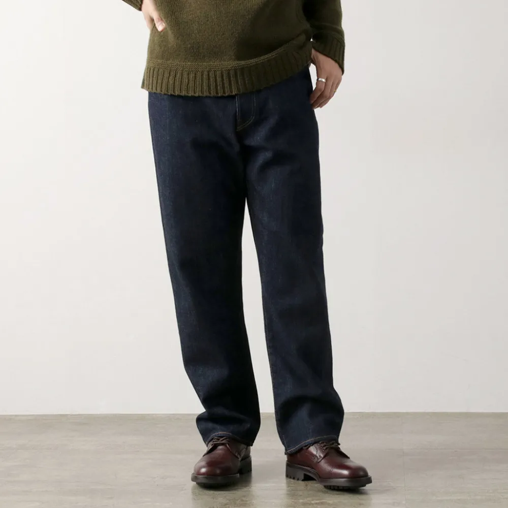 ORDINARY FITS Jeans^/ Loose denim One-wash indigo
