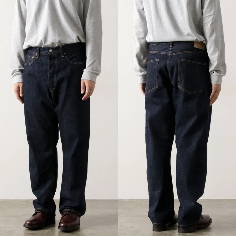 ORDINARY FITS Jeans^/ Loose denim One-wash indigo