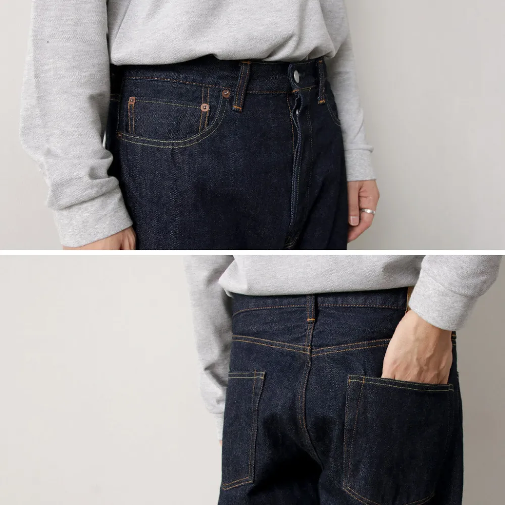 ORDINARY FITS Jeans^/ Loose denim One-wash indigo