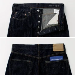 ORDINARY FITS Jeans^/ Loose denim One-wash indigo