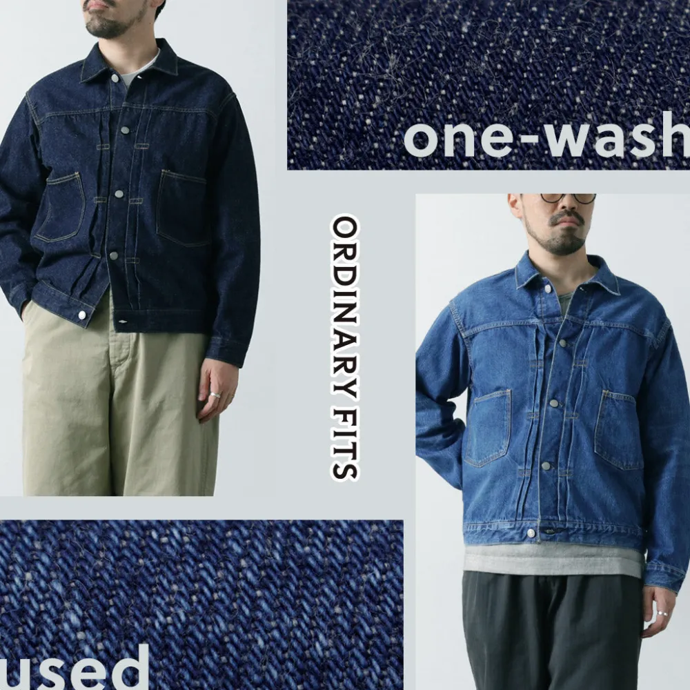 ORDINARY FITS Jackets^/ 2nd Type Denim Jacket One-washed indigo