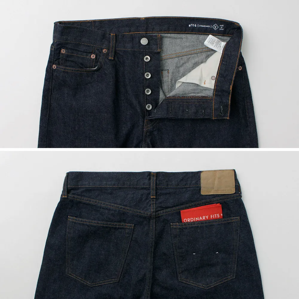 ORDINARY FITS Jeans^/ Standard Denim One-Washed indigo