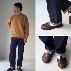 ORGANIC HANDLOOM Leather Shoes & Boots^/ GUNA