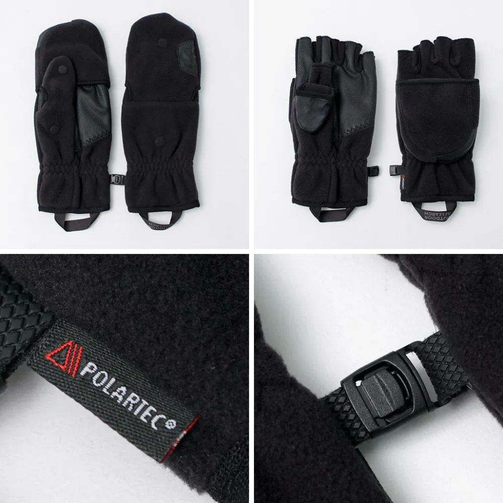 OUTDOOR RESEARCH Gloves^/ Gripper Convertible Mitten black