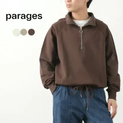 PARAGES Sweatshirts^/ Battle Half Zip Sweatshirt
