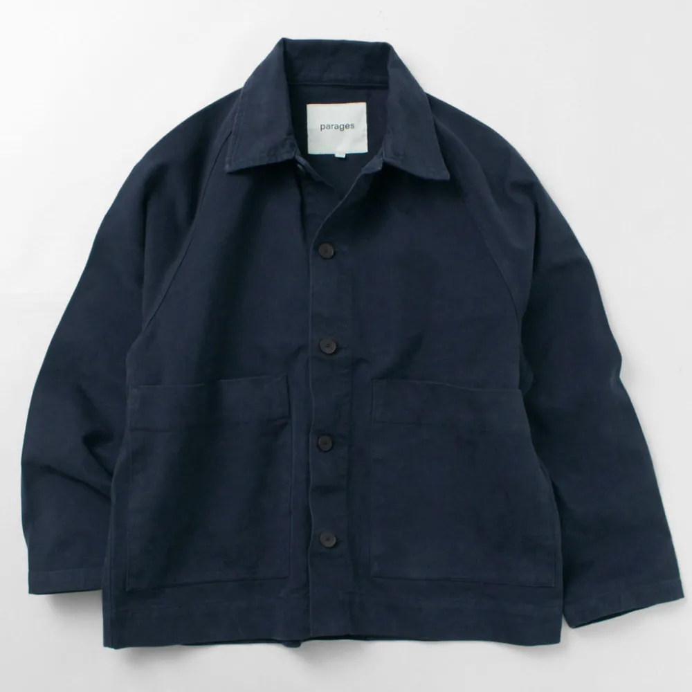 PARAGES Jackets^/ Coach Twill Overshirt Jacket