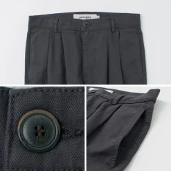 PARAGES Work Pants & Chinos^/ Double Pleated Pants Cotton