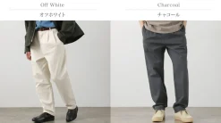 PARAGES Work Pants & Chinos^/ Double Pleated Pants Cotton