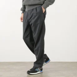 PARAGES Trousers^/ Double Pleats Wool Pants