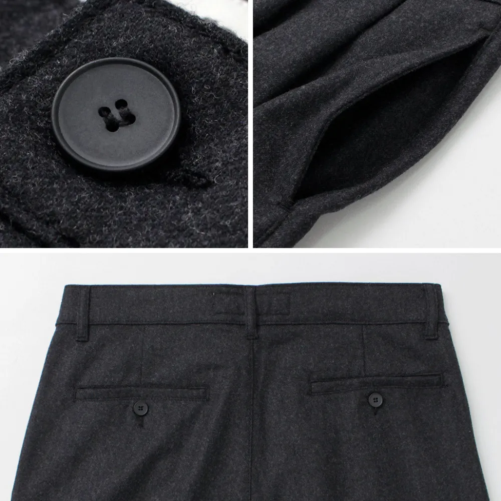 PARAGES Trousers^/ Double Pleats Wool Pants