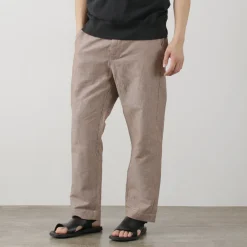 PARAGES Trousers^/ Yoga Pants Linen Cotton burgundy