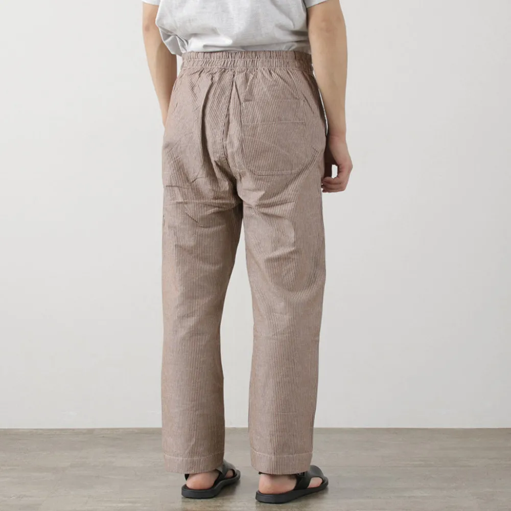PARAGES Trousers^/ Yoga Pants Linen Cotton burgundy