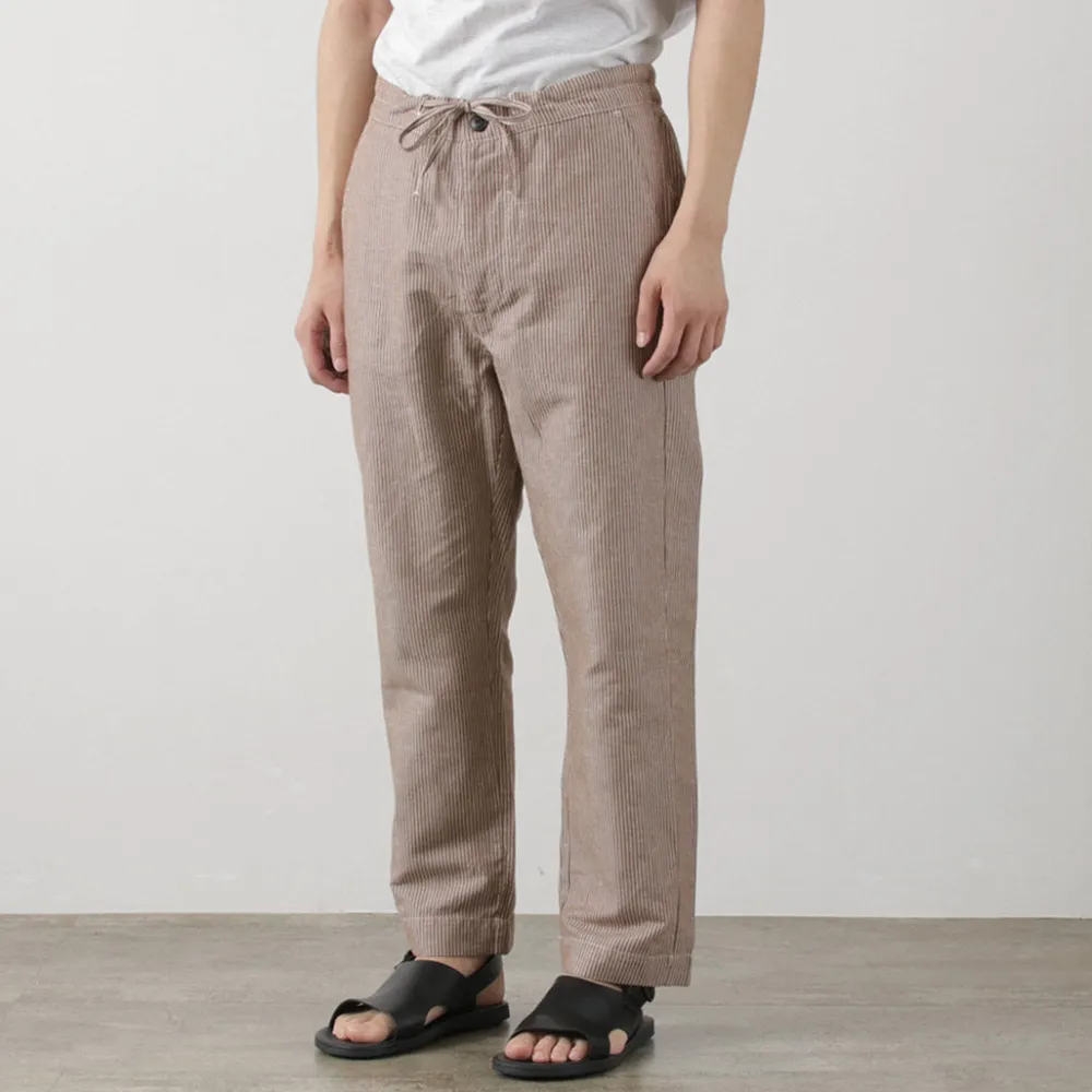 PARAGES Trousers^/ Yoga Pants Linen Cotton burgundy