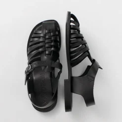 PARE GABIA Sandals^/ ALBIZ Gurkha Sandals black
